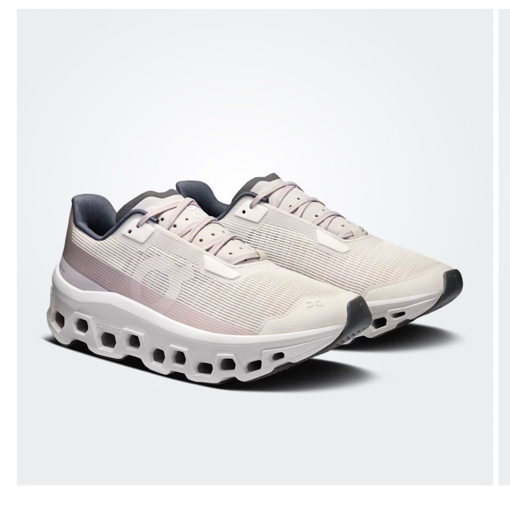 On cloud monster void sneaker in ivory